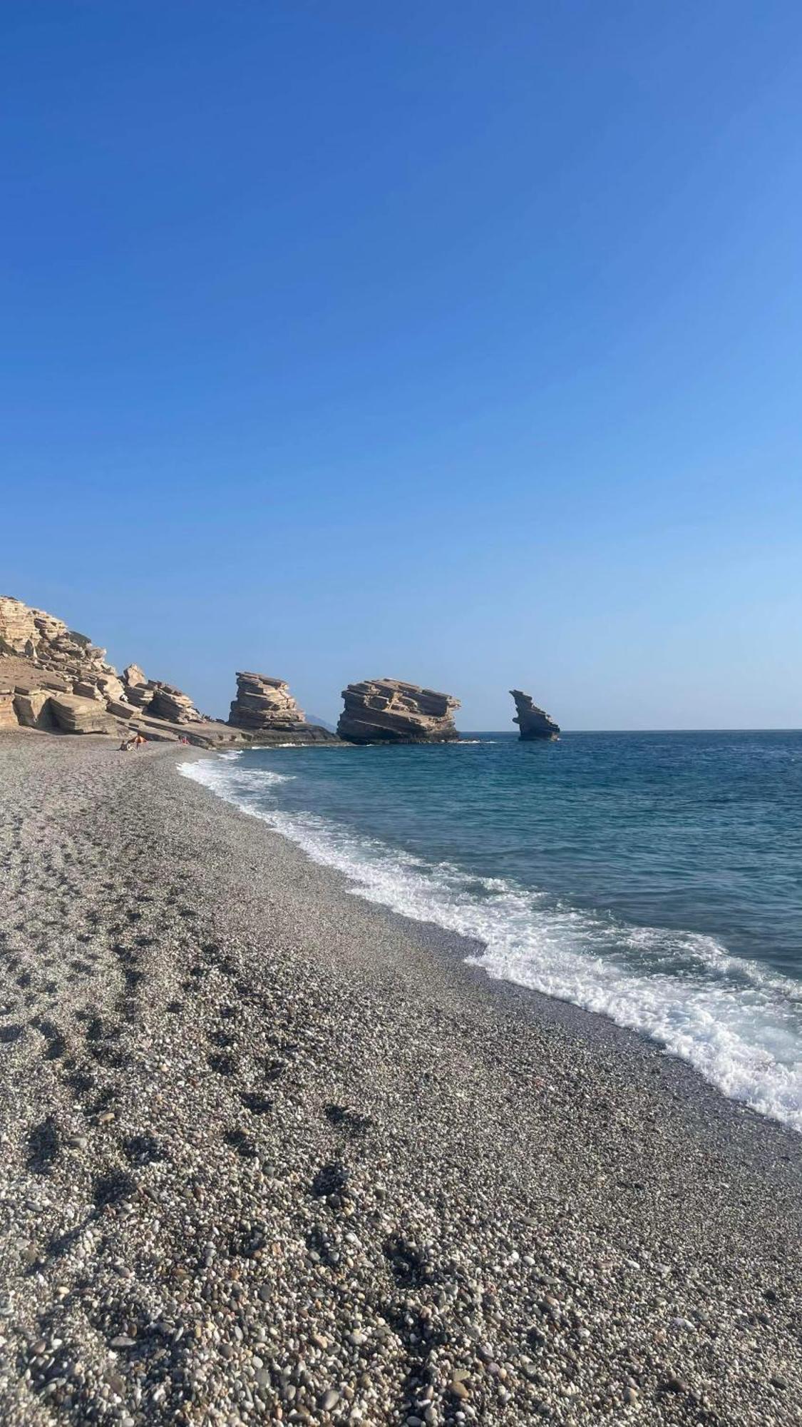 Almyrida Sands luxury stone villa Xirostérnion Extérieur photo