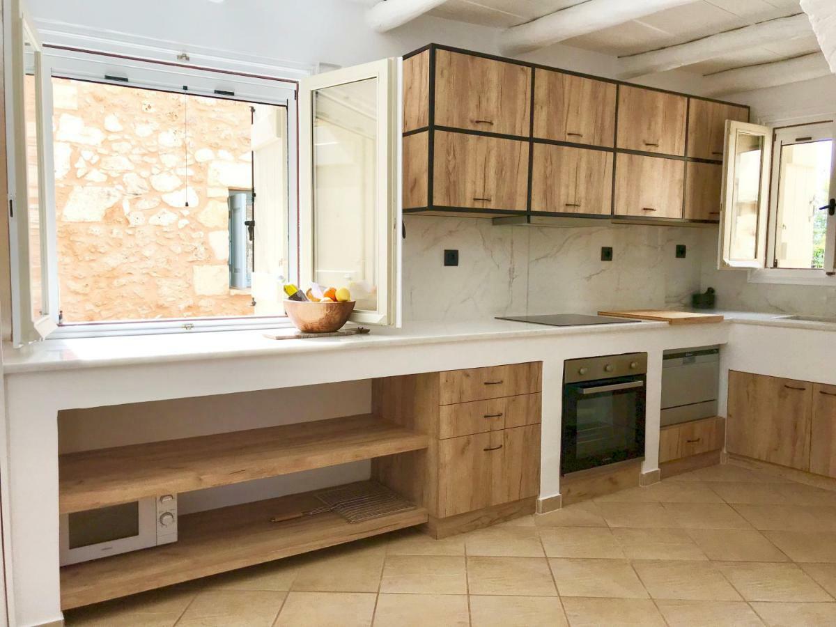 Almyrida Sands luxury stone villa Xirostérnion Extérieur photo