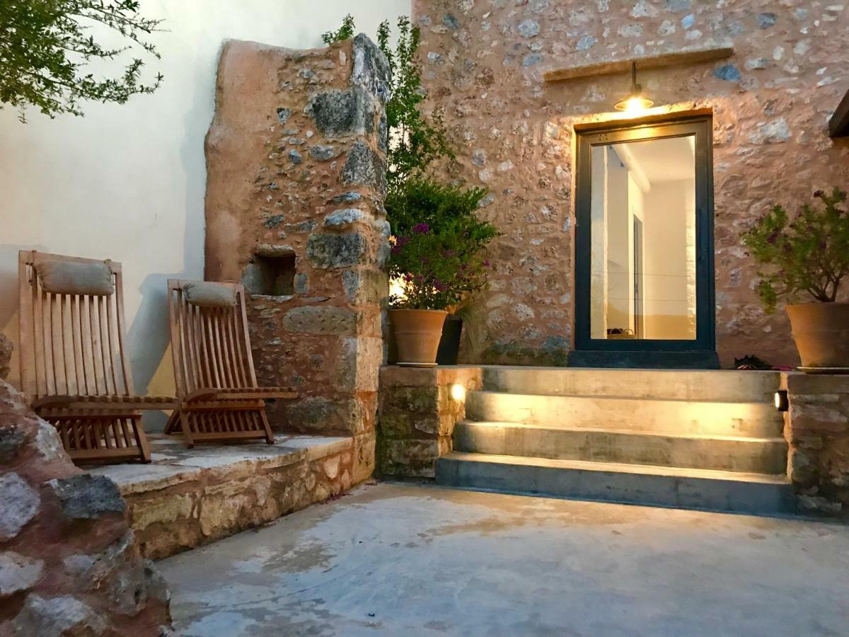 Almyrida Sands luxury stone villa Xirostérnion Extérieur photo