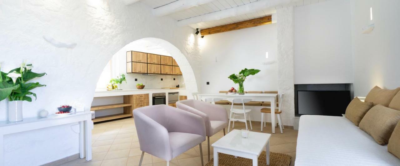 Almyrida Sands luxury stone villa Xirostérnion Extérieur photo