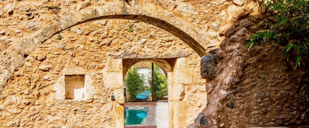 Almyrida Sands luxury stone villa Xirostérnion Extérieur photo