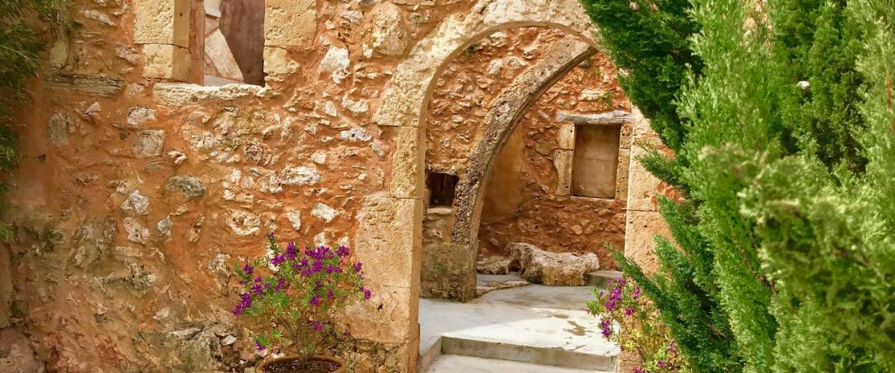 Almyrida Sands luxury stone villa Xirostérnion Extérieur photo